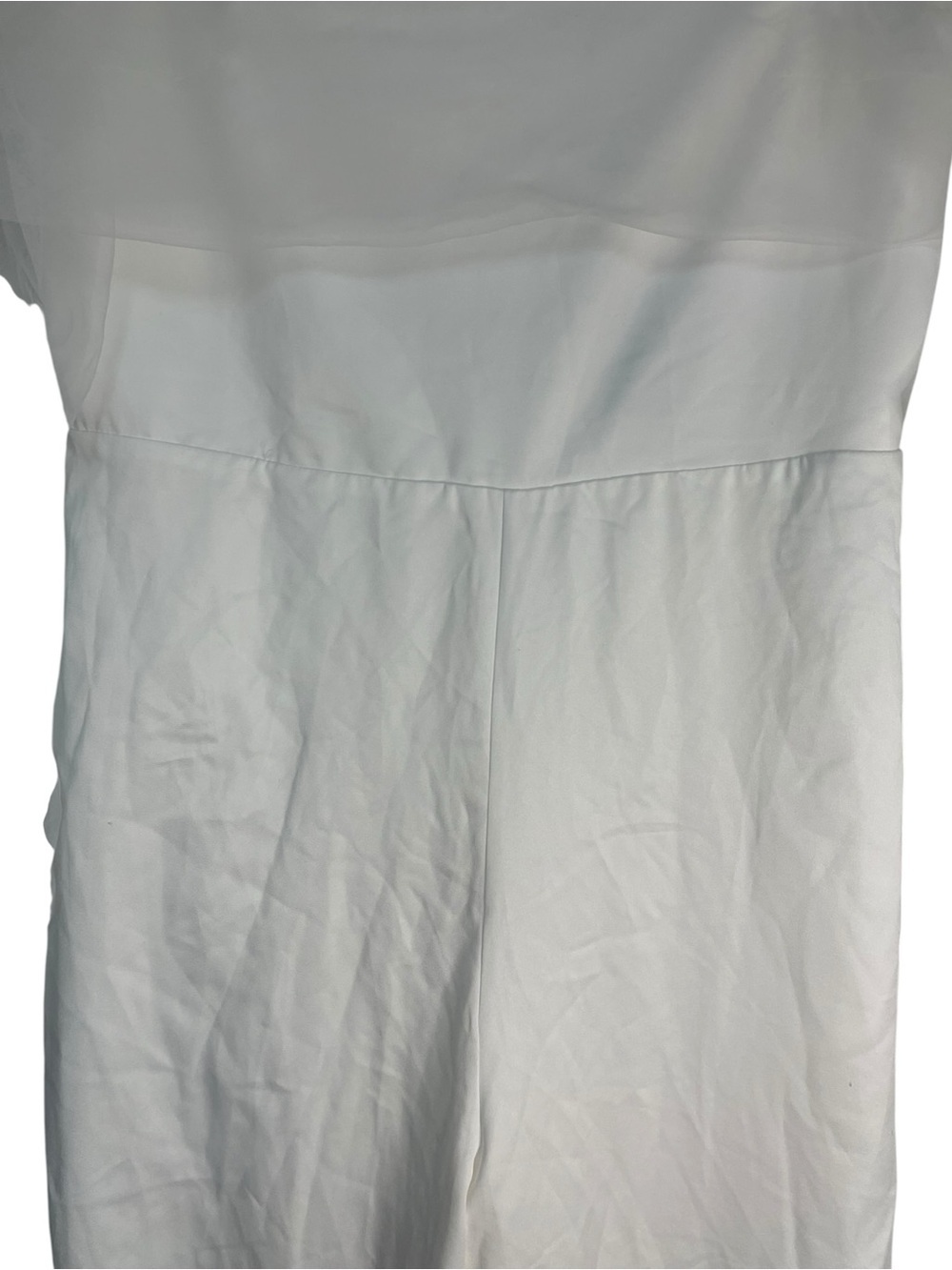 Lulus Eternal Bliss Tulle Off-the-Shoulder Jumpsuit White - Picture 4 of 16